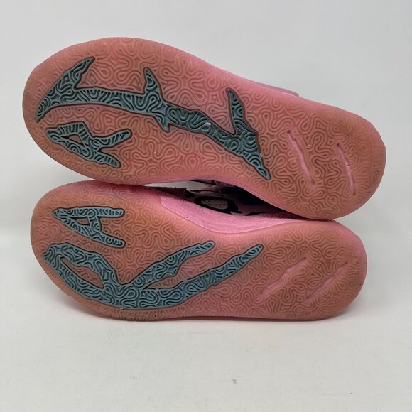 Puma MB.03 “LaMelo Ball Toxic” Pink Multi Eyes Basketball Shoes Men’s Size 8.5 - Picture 10 of 11